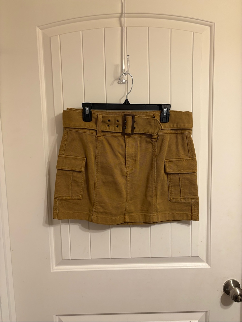 SO Juniors' Belted Utility Skirt